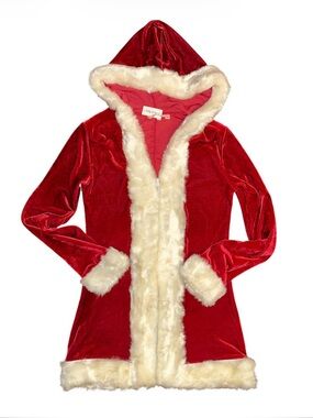 La Vie En Rose Premium Christmas Sexy Santa Mrs Claus Velvet Dress